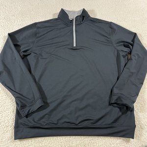 Magaschoni 1/4 Zip Pullover Men’s XL Long Sleeve Shirt Black